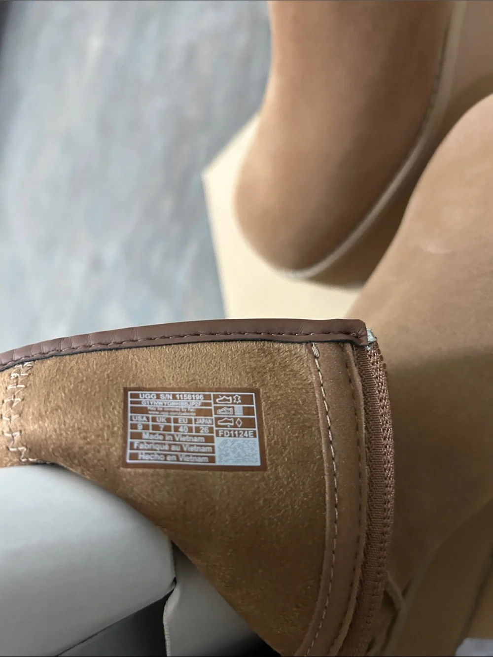 UGG Women’s CITYFUNC Chestnut Suede Mid-Calf Zip Boots BRAND NEW BOX AUTHENTIC